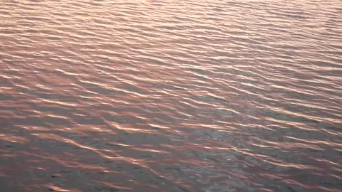 SunsetWaterPink Stock Footage 138833960