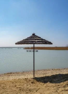 Sunshade on the beach Stock-Fotos