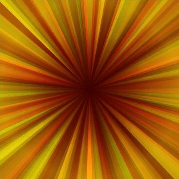 Sunshine - abstract centralized warm color radial background Stock Illustration