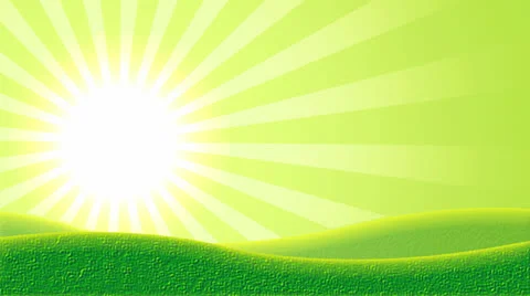 Sunshine and Hills Loop Stock Footage 22575903