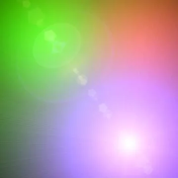 Sunshine Background with Lens Flare Stock Illustration