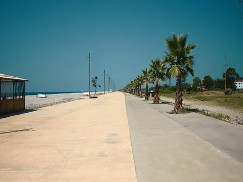 Sunshine Beach In Time-Lapse Video stock 76118056