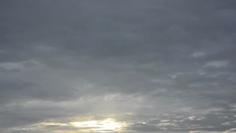 Sunshine in between rainy clouds. Stock Footage 132734760