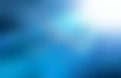 Sunshine on blue cold sky empty background. Glowing blur abstract illustration. Stock Illustration