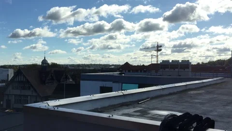 Sunshine breaks through the clouds onto an English Riverside on an Autumn day Stock-Footage 84676541