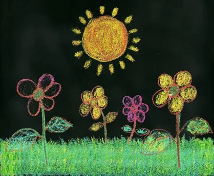 Sunshine in the Garden Stock Illustration