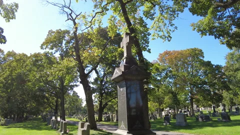 SUNSHINE GRAVESTONE Stock Footage 189859304