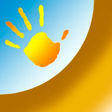 Sunshine Illustrazione stock