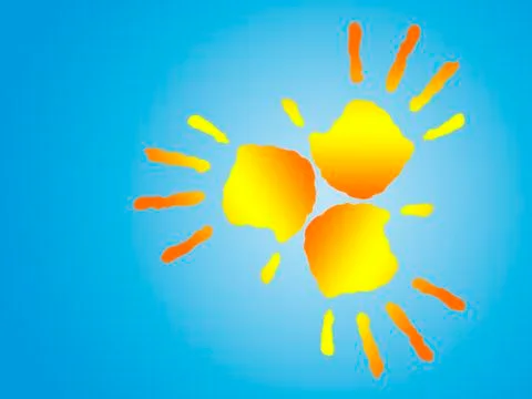 Sunshine Illustrazione stock