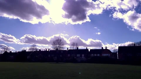 Sunshine in the moring at the park Video stock 236987062