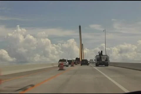 Sunshine Skyway bridge 스톡 동영상 8850276