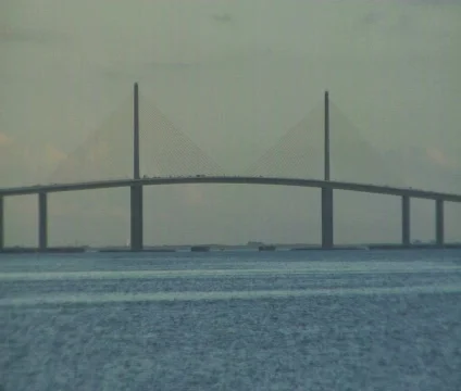 Sunshine Skyway Zoom Video stock 286093