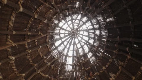 Sunshine through roof Stock Footage 341342803