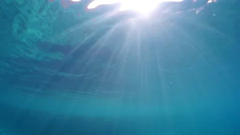 Sunshine undersea 4K Video stock 72279411