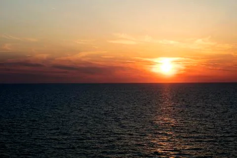 Sunshine view from boat background high quality Stock Photos