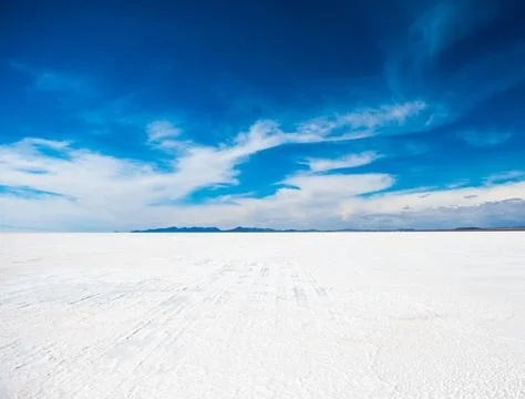 Sunshine white surface in Bolivia Stock Photos
