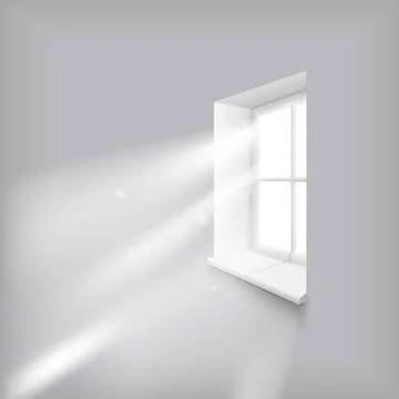 Sunshine in window イラスト素材
