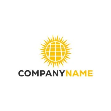 Sunsolar logo Stock Illustration