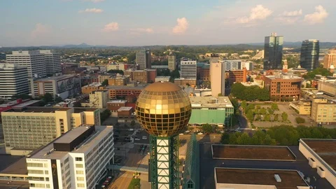 Sunsphere Knoxville TN Stock Footage