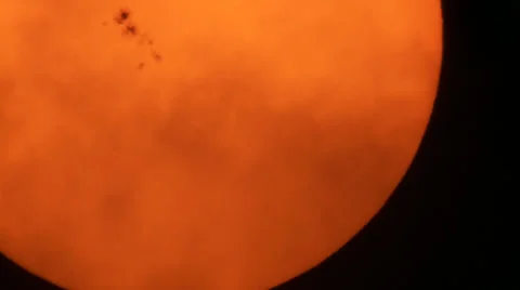 Sunspot AR1967 Stock Footage 34654492