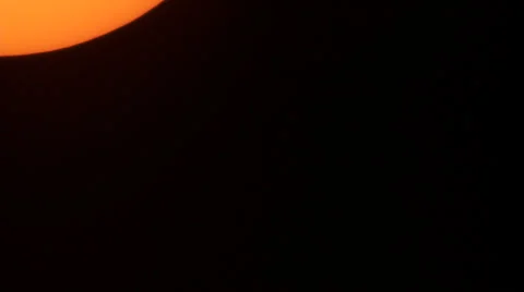 Sunspot AR1967 shot with solar filter Video stock 34753044