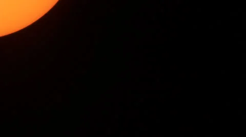 Sunspot AR1967 shot with solar filter Video stock 34753455