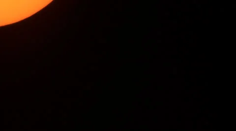 Sunspot AR1967 shot with solar filter Video stock 34755758