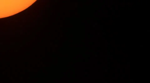 Sunspot AR1967 shot with solar filter Stock Footage 34755801