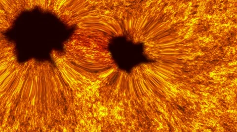Sunspots 1920x1080 Stock Footage 8660047