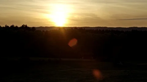 Sunst lens flare 스톡 동영상 75719464