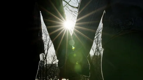 Sunstar and holding hands Stock-Footage 331163145