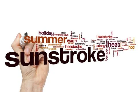 Sunstroke Stock Illustration