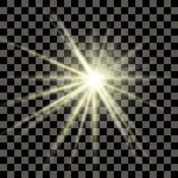 Sun.Sunlight. Illustrazione stock