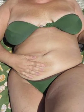 Suntan bikini Stock Photos