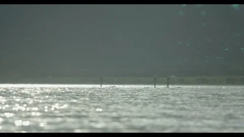 SUP on dancing water surface Vidéo 270213136
