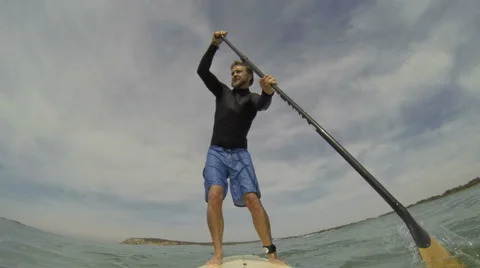 SUP stand up paddle boarding HD Vidéo 41821939