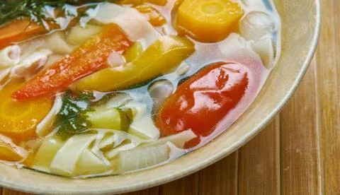 Supa taraneasca Stock Photos