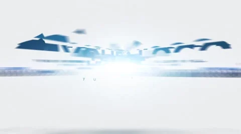 Supe Radius Cut Logo 스톡 After Effects