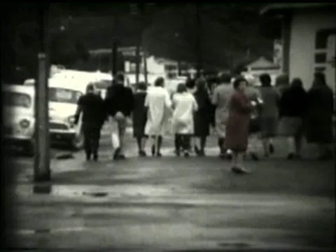 Super 8 1960s protest Vídeo Stock 10878099