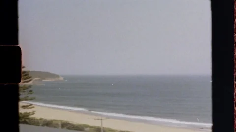 Super 8 | Australian Beach - Pan Stock Footage 122612886