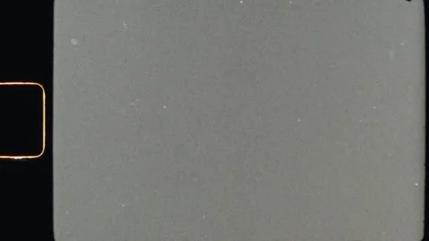 Super-8 Dust and Scratch 8mm Texture Film Overlay with Letterbox Frame and Real 스톡 동영상 311889488