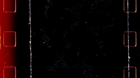 Super 8 film burn overlay effect transition: light leaks, grain, and scratches Stock Footage 311574606