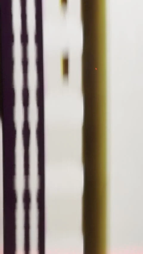 Super 8 film damage effect moving on white background Stock Footage 308394196