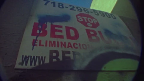 Super 8 fish eye murals and artistic signs on nyc streets Vídeos de archivo 251229112