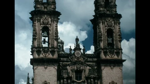 SUPER 8 - MEXICO - old catholic cathedral - mid 1970s Stock Footage 144039131