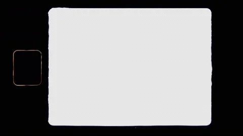 Super 8 mm empty cinema film without dust, Stock Footage 153382298