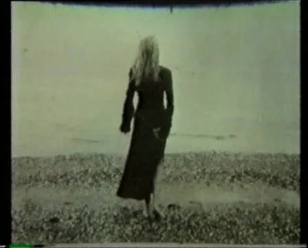 Super 8 model walking into sea Vídeo Stock 10878612