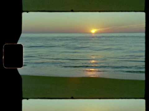 Super 8 Ocean Waves Stock Footage 221438111