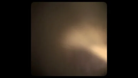 Super 8 Square Sharp Film Frame with Light Rays Flicker for Retro Vintage Effect Stock Footage 155485587