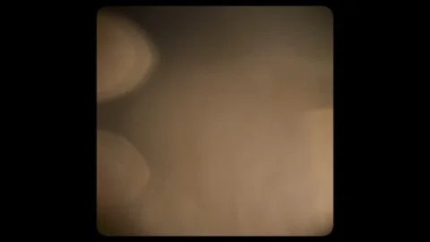 Super 8 Square Sharp Film Frame with Bokeh Flicker for Retro Vintage Effect.  Stock Footage 155485590